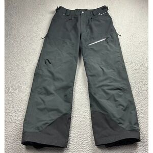 Flylow Snowman Insulated Pants Mens Small Black Ski Snow Intuitive Fabric  -read